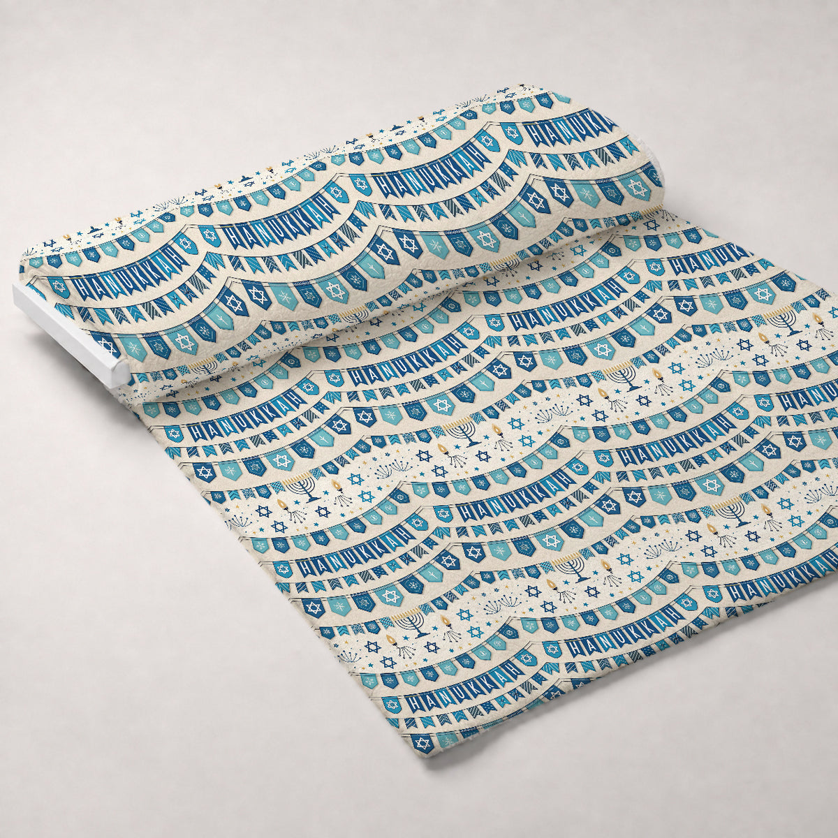 Festival of Lights Pattern 9 Minky Fabric — plush minky unrolled bolt preview (mv-minky-v1:bolt)