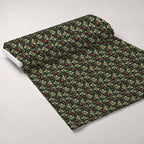 Festive Traditional Christmas Minky Fabric — plush minky unrolled bolt preview (mv-minky-v1:bolt)