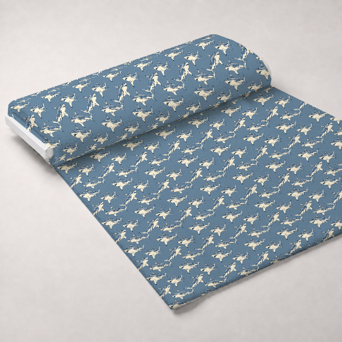 Fin Patrol Pattern 1 Minky Fabric — plush minky unrolled bolt preview (mv-minky-v1:bolt)