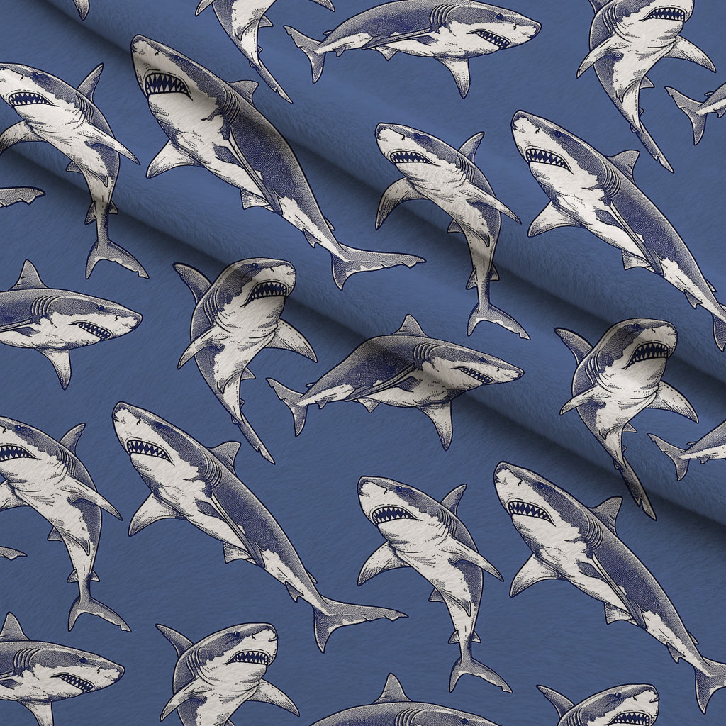 Fin Patrol Pattern 7 Minky Fabric — plush minky folded close-up preview (mv-minky-v1:lying)