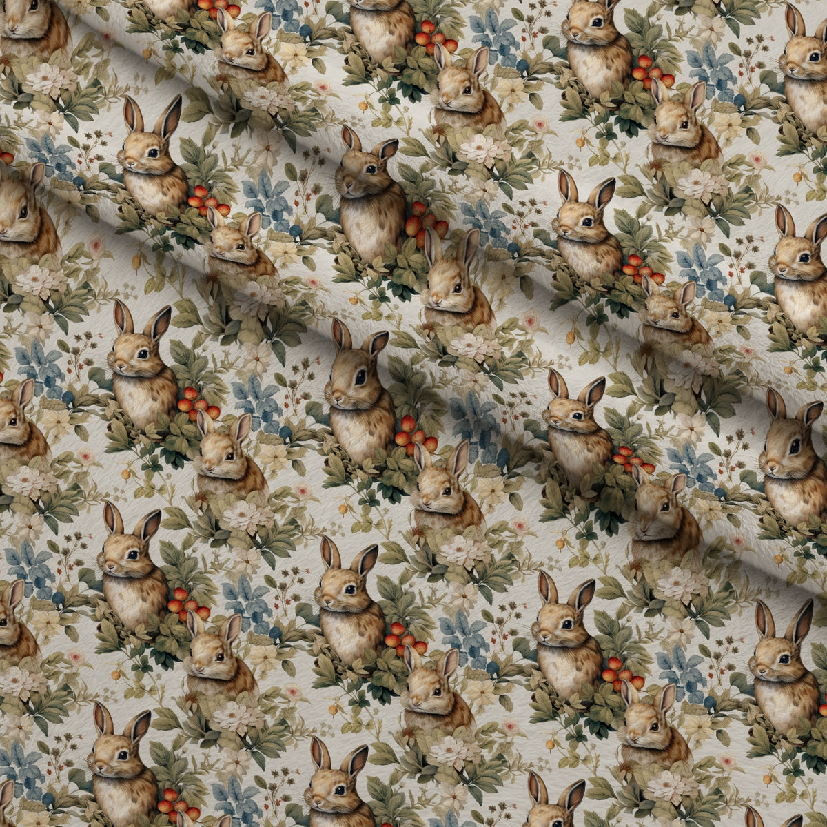Forest Friends Pattern 4 Minky Fabric — plush minky folded close-up preview (mv-minky-v1:lying)