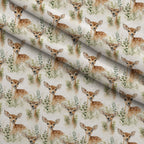 Forest Friends Pattern 5 Minky Fabric — plush minky folded close-up preview (mv-minky-v1:lying)
