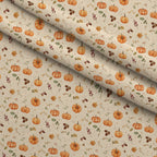 Foxes Among Falling Leaves Pattern 14 Minky Fabric — plush minky folded close-up preview (mv-minky-v1:lying)