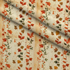 Foxes Among Falling Leaves Pattern 15 Minky Fabric — plush minky folded close-up preview (mv-minky-v1:lying)