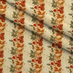 Foxes Among Falling Leaves Pattern 16 Minky Fabric — plush minky folded close-up preview (mv-minky-v1:lying)