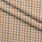 Foxes Among Falling Leaves Pattern 19 Minky Fabric — plush minky folded close-up preview (mv-minky-v1:lying)