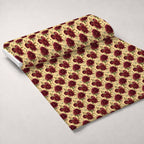 Foxes Among Falling Leaves Pattern 22 Minky Fabric — plush minky unrolled bolt preview (mv-minky-v1:bolt)
