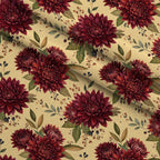 Foxes Among Falling Leaves Pattern 22 Minky Fabric — plush minky folded close-up preview (mv-minky-v1:lying)