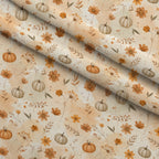 Foxes Among Falling Leaves Pattern 4 Minky Fabric — plush minky folded close-up preview (mv-minky-v1:lying)