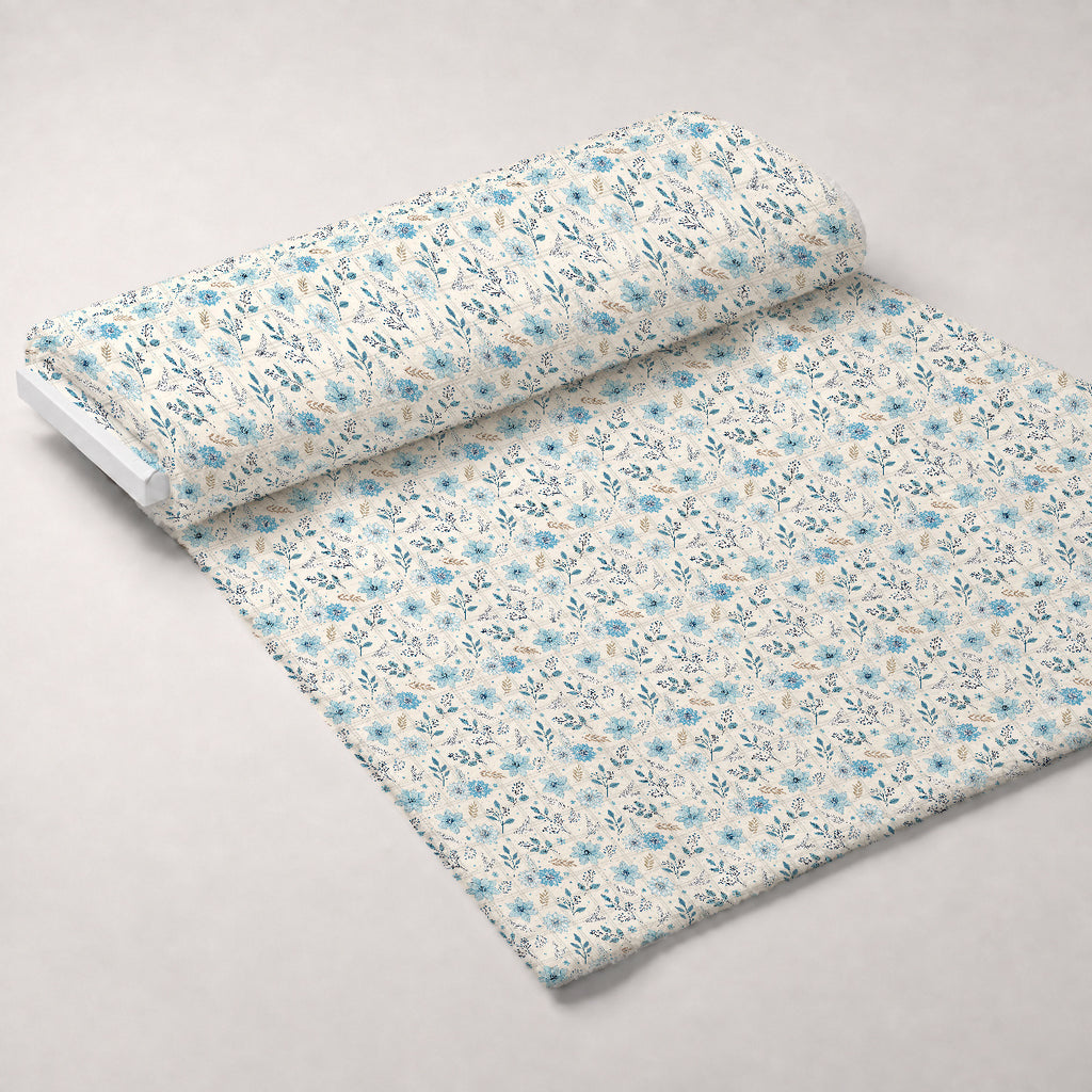 Frosted Azure Botanicals Pattern 15 Minky Fabric — plush minky unrolled bolt preview (mv-minky-v1:bolt)