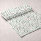 Frosted Azure Botanicals Pattern 15 Minky Fabric — plush minky unrolled bolt preview (mv-minky-v1:bolt)