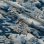 Frosted Pines Pattern 11 Minky Fabric — plush minky folded close-up preview (mv-minky-v1:lying)