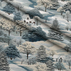 Frosted Pines Pattern 12 Minky Fabric — plush minky folded close-up preview (mv-minky-v1:lying)
