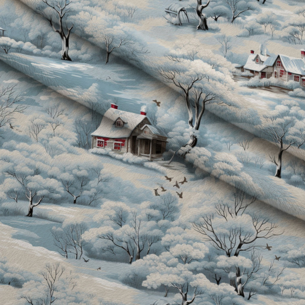Frosted Pines Pattern 21 Minky Fabric — plush minky folded close-up preview (mv-minky-v1:lying)