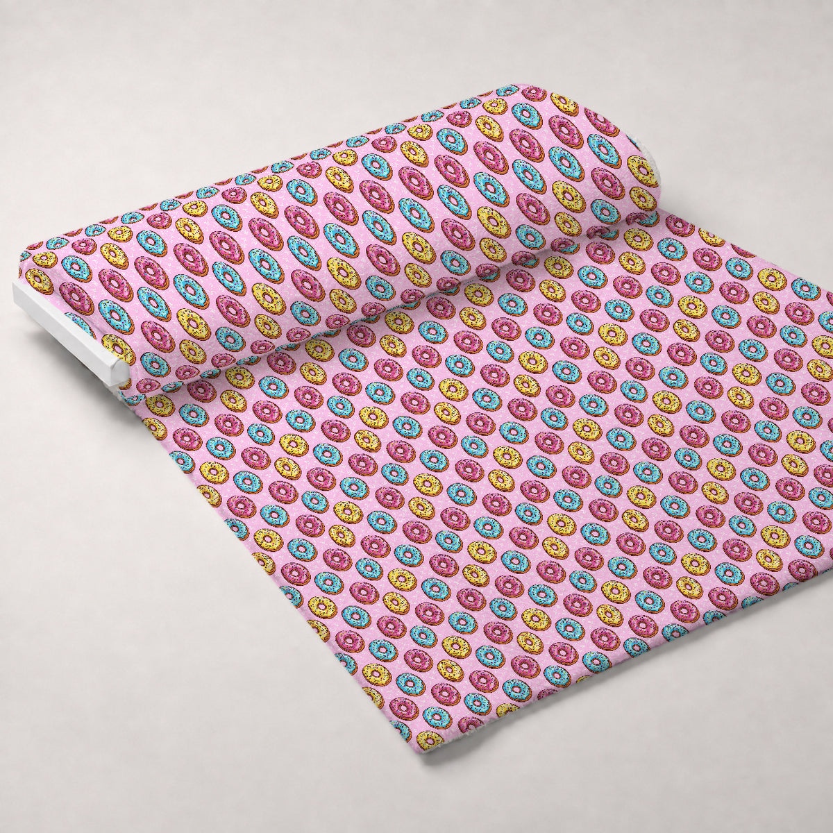 Frosted Rings Pattern 3 Minky Fabric — plush minky unrolled bolt preview (mv-minky-v1:bolt)