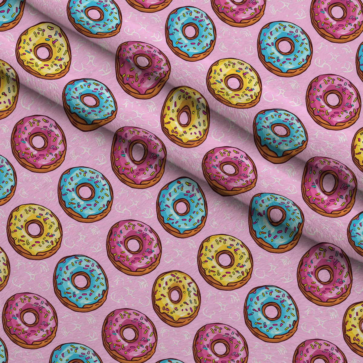 Frosted Rings Pattern 3 Minky Fabric — plush minky folded close-up preview (mv-minky-v1:lying)
