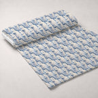 Frosted Woodland Pattern 6 Minky Fabric — plush minky unrolled bolt preview (mv-minky-v1:bolt)