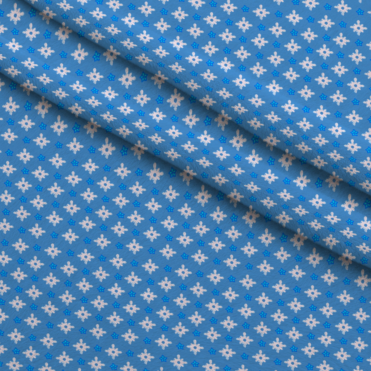 Frosty Lantern Glow Pattern 2 Minky Fabric — plush minky folded close-up preview (mv-minky-v1:lying)
