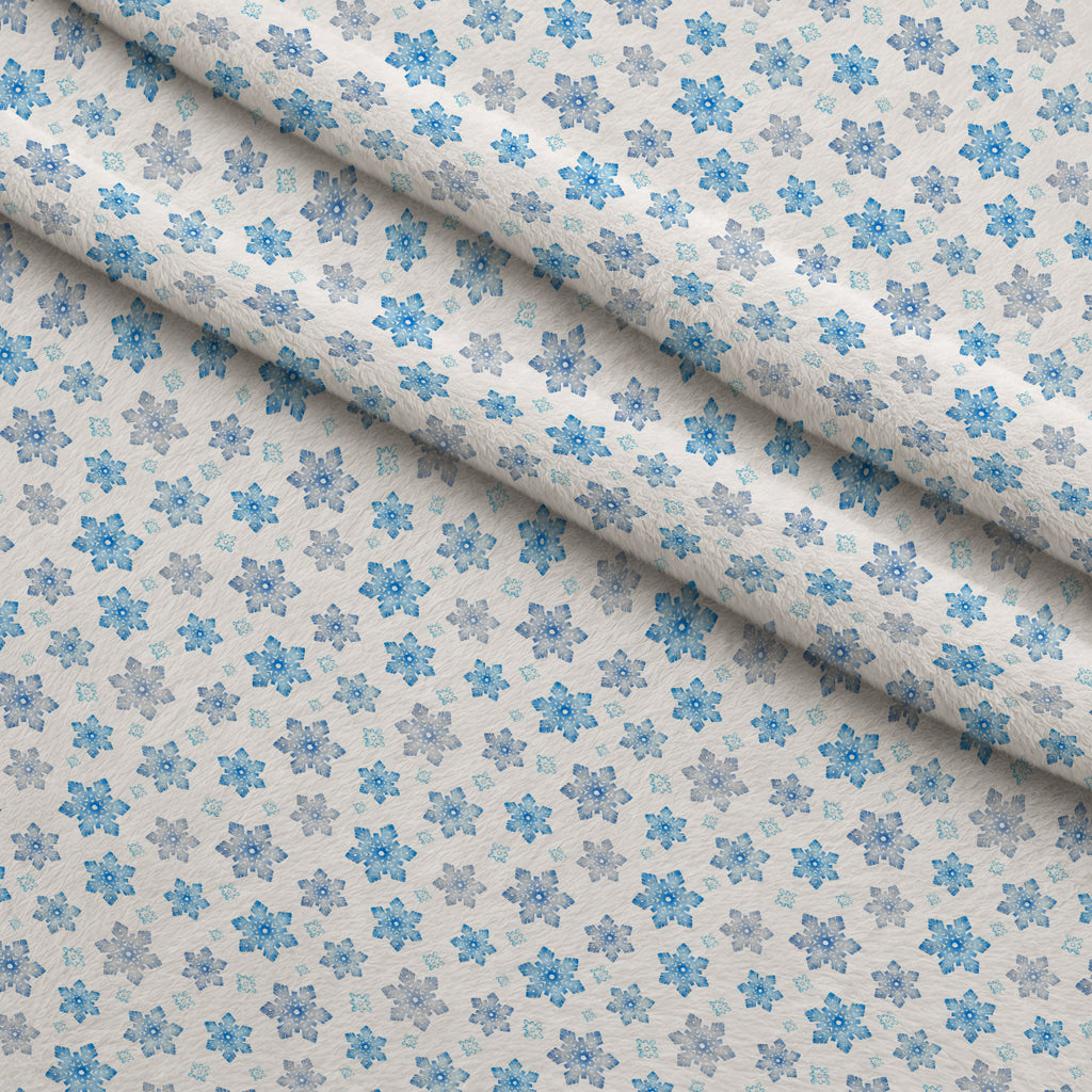 Frosty Lantern Glow Pattern 3 Minky Fabric — plush minky folded close-up preview (mv-minky-v1:lying)