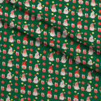 Frosty Lantern Glow Pattern 5 Minky Fabric — plush minky folded close-up preview (mv-minky-v1:lying)