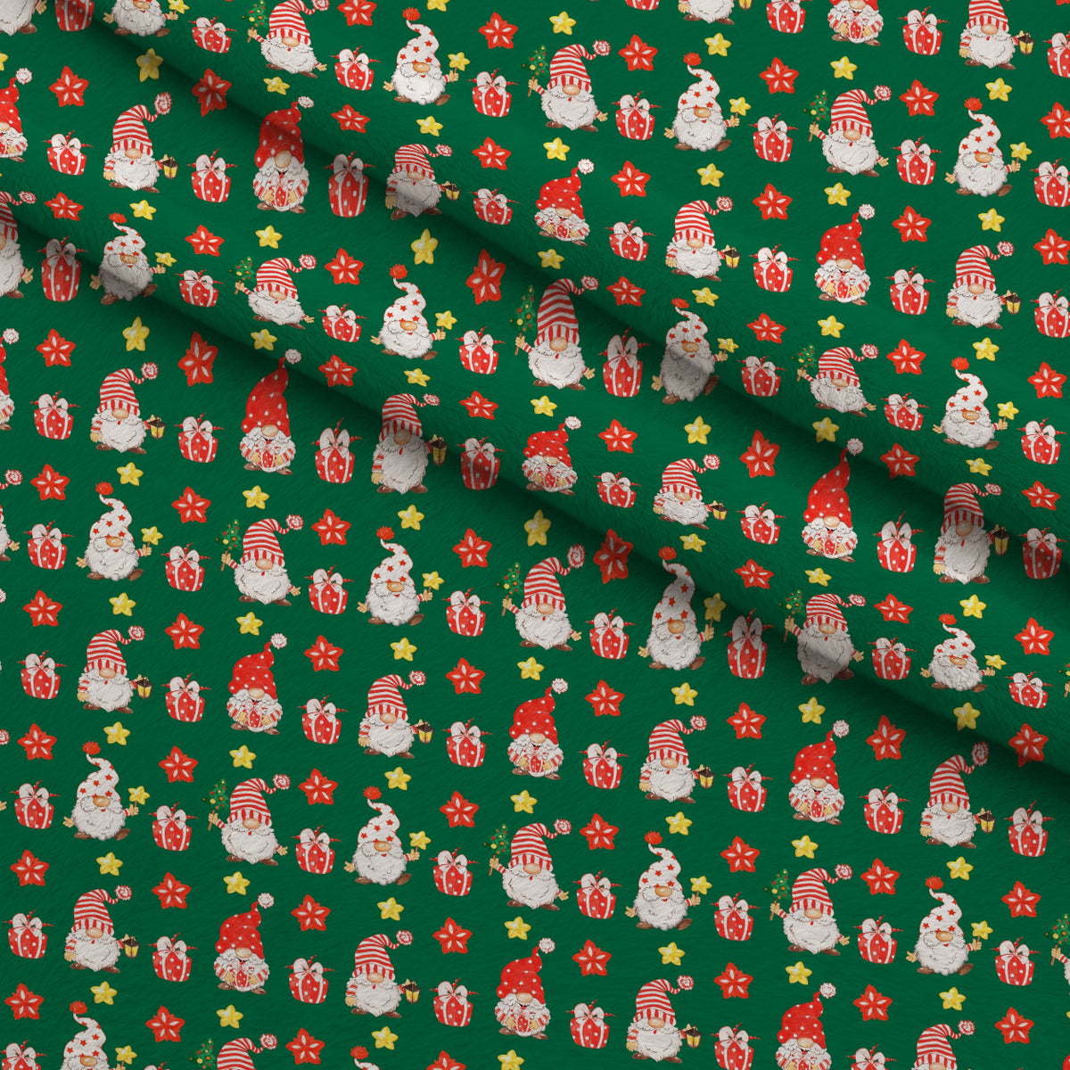 Frosty Lantern Glow Pattern 5 Minky Fabric — plush minky folded close-up preview (mv-minky-v1:lying)