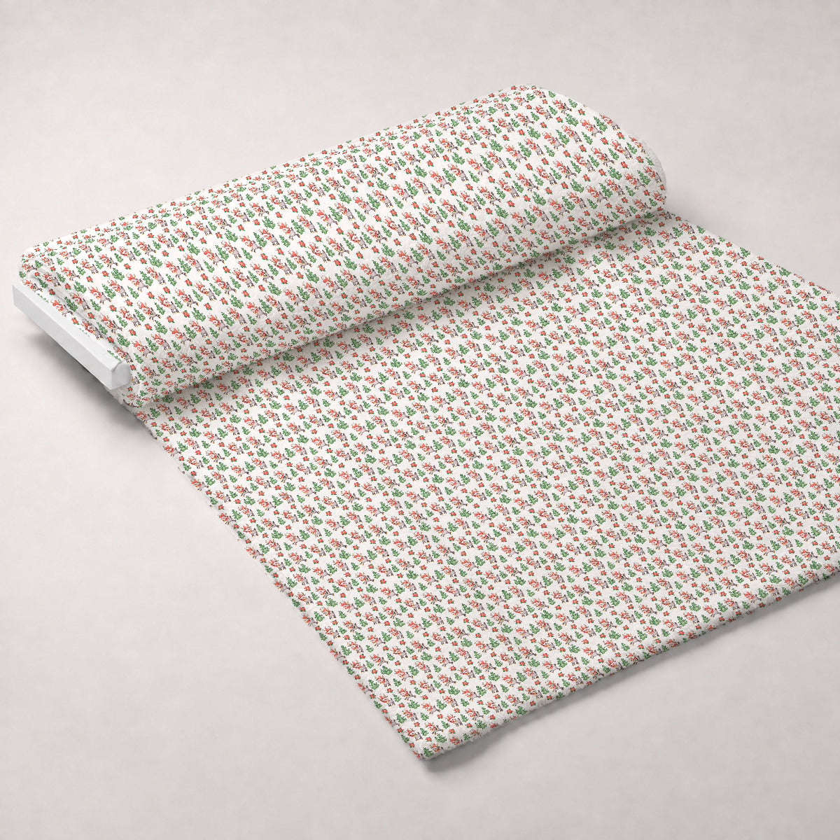Frosty Lantern Glow Pattern 6 Minky Fabric — plush minky unrolled bolt preview (mv-minky-v1:bolt)