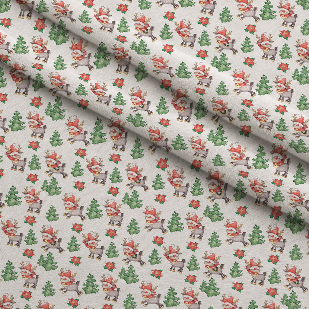 Frosty Lantern Glow Pattern 6 Minky Fabric — plush minky folded close-up preview (mv-minky-v1:lying)