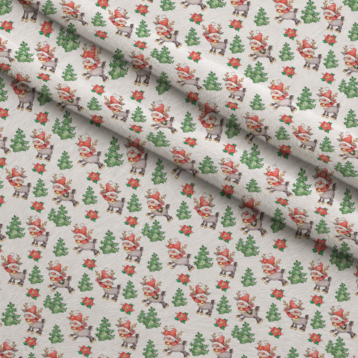 Frosty Lantern Glow Pattern 6 Minky Fabric — plush minky folded close-up preview (mv-minky-v1:lying)