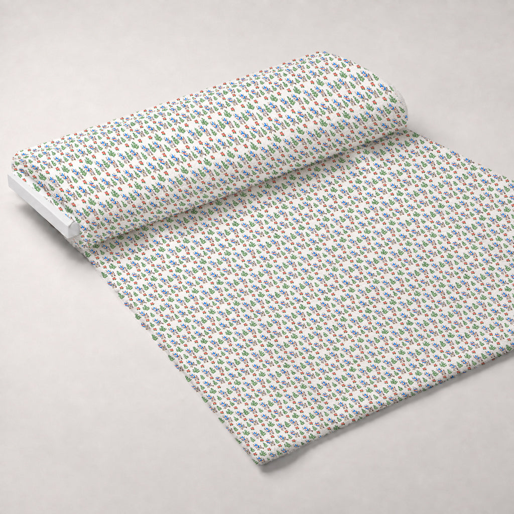 Frosty Lantern Glow Pattern 7 Minky Fabric — plush minky unrolled bolt preview (mv-minky-v1:bolt)