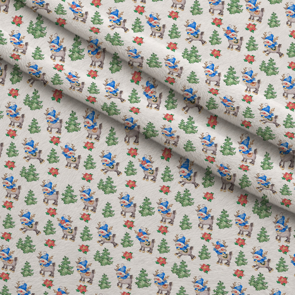 Frosty Lantern Glow Pattern 7 Minky Fabric — plush minky folded close-up preview (mv-minky-v1:lying)