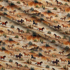 Galloping Mustangs Pattern 13 Minky Fabric — plush minky folded close-up preview (mv-minky-v1:lying)