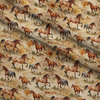 Galloping Mustangs Pattern 2 Minky Fabric — plush minky folded close-up preview (mv-minky-v1:lying)