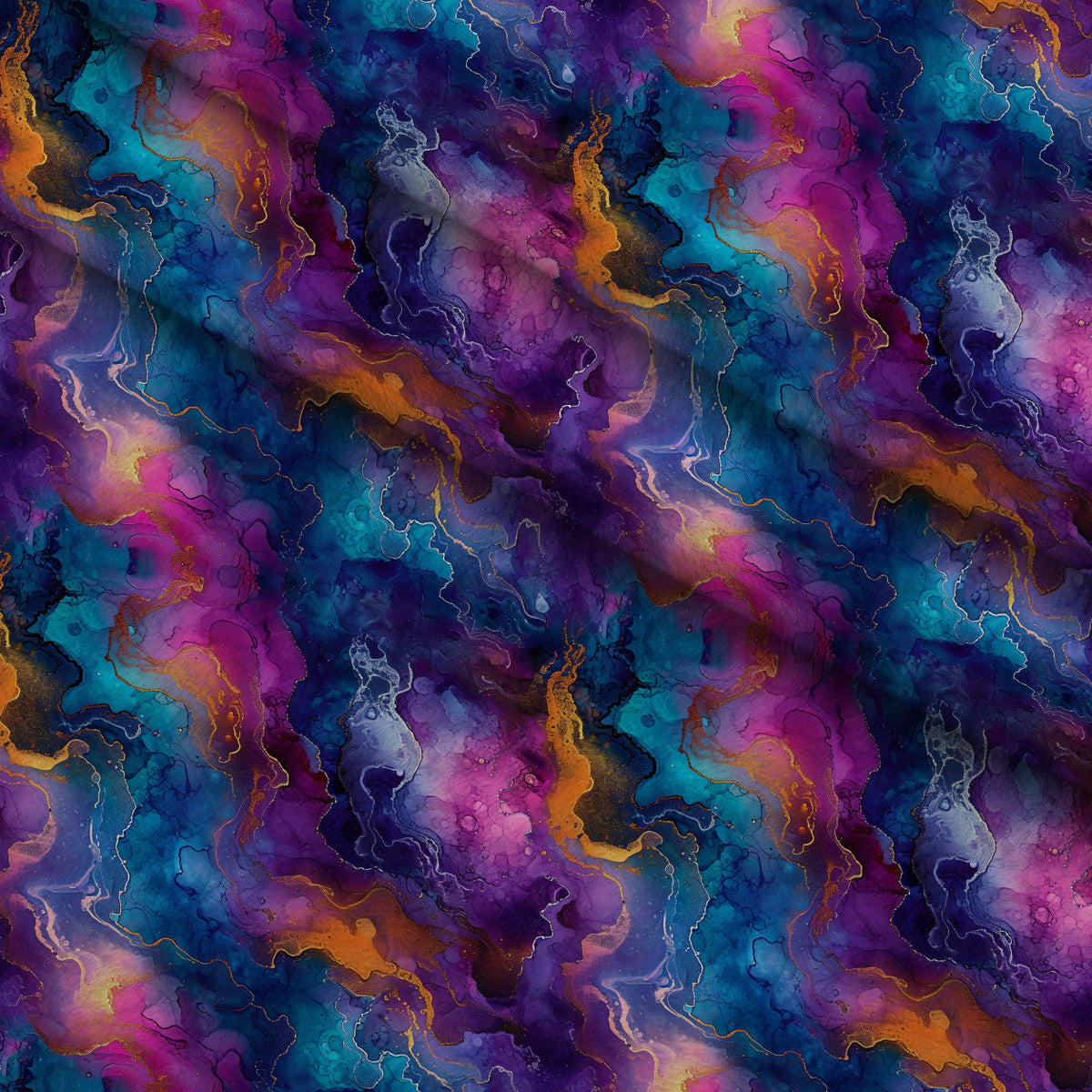Geode Glow Pattern 7 Minky Fabric — plush minky folded close-up preview (mv-minky-v1:lying)