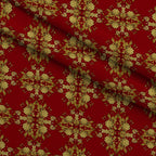 Gilded Crimson Pattern 5 Minky Fabric — plush minky folded close-up preview (mv-minky-v1:lying)