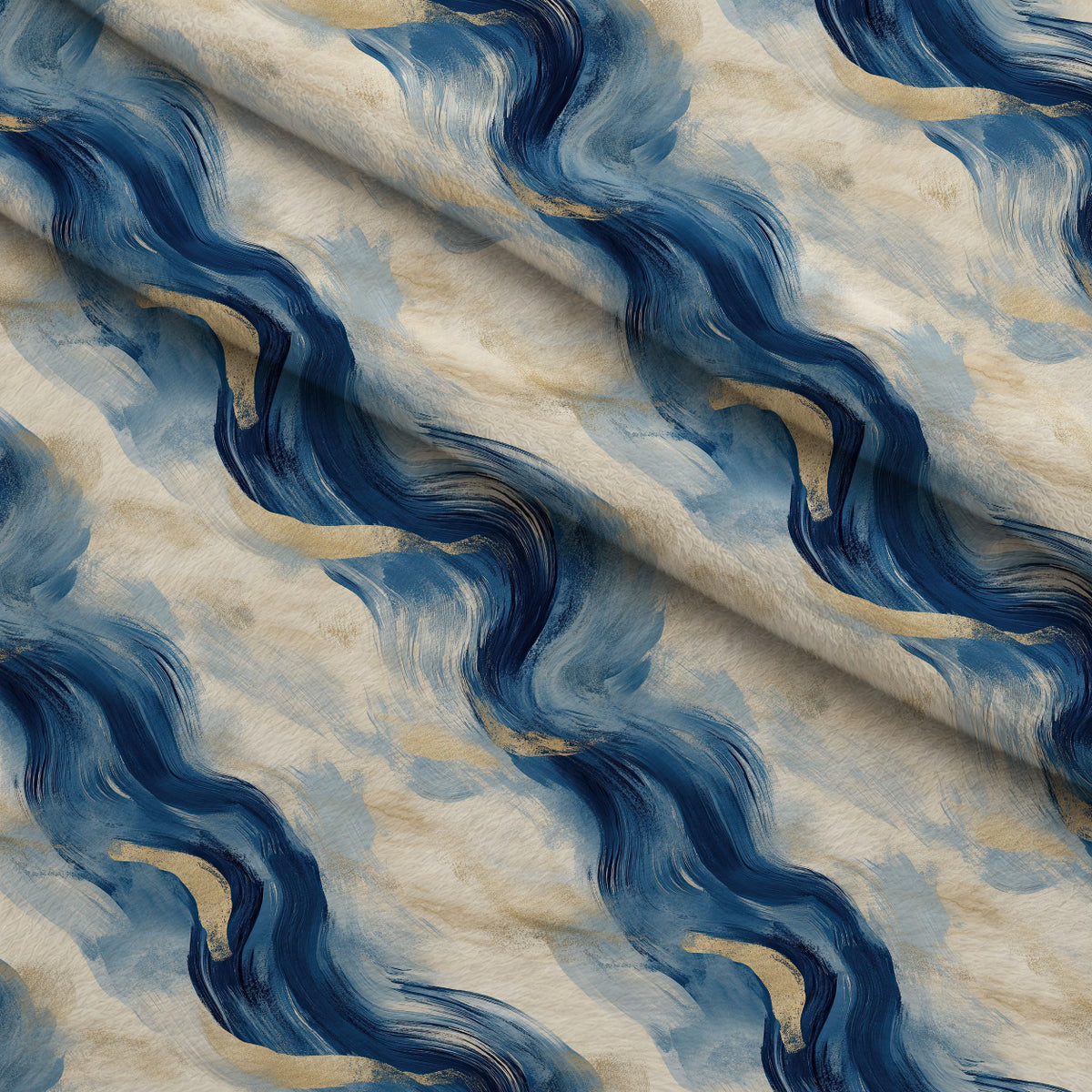 Gilded Depths Pattern 17 Minky Fabric — plush minky folded close-up preview (mv-minky-v1:lying)
