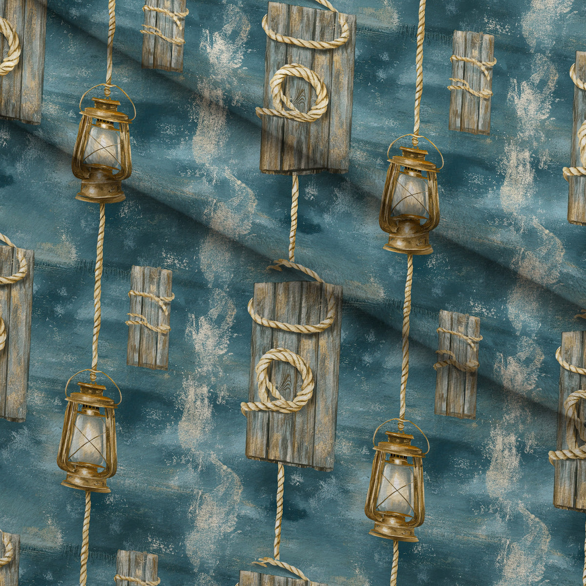 Gilded Depths Pattern 19 Minky Fabric — plush minky folded close-up preview (mv-minky-v1:lying)