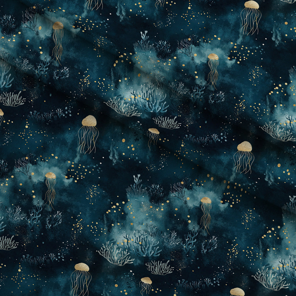 Gilded Depths Pattern 2 Minky Fabric — plush minky folded close-up preview (mv-minky-v1:lying)