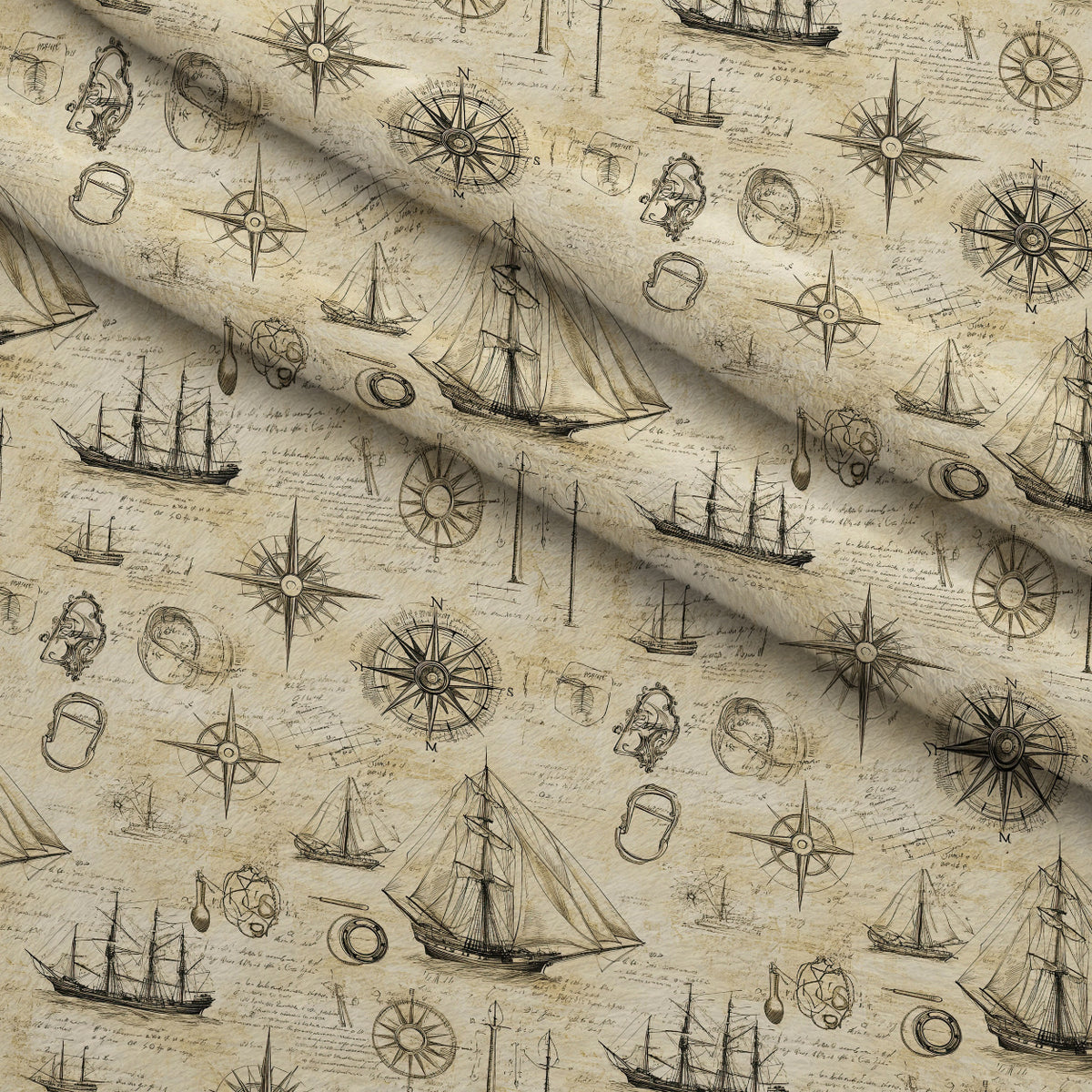 Gilded Depths Pattern 23 Minky Fabric — plush minky folded close-up preview (mv-minky-v1:lying)