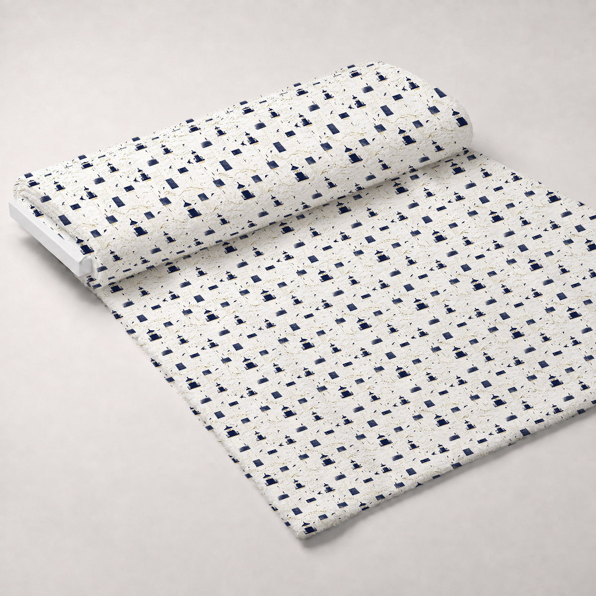 Gilded Depths Pattern 24 Minky Fabric — plush minky unrolled bolt preview (mv-minky-v1:bolt)