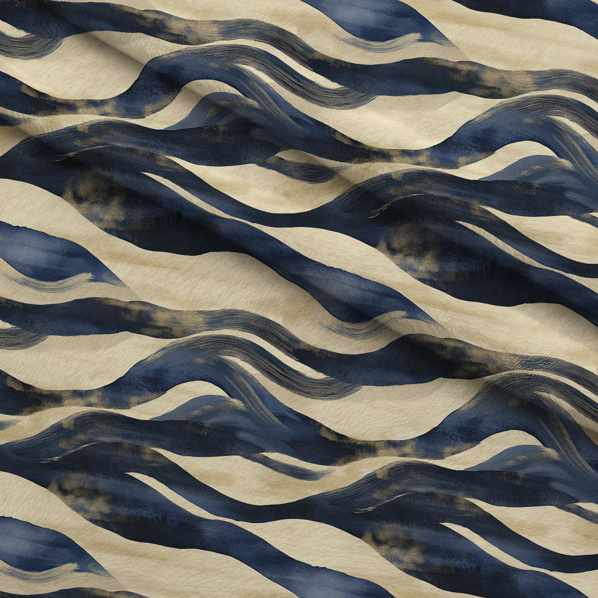 Gilded Depths Pattern 37 Minky Fabric — plush minky folded close-up preview (mv-minky-v1:lying)