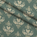 Gilded Evergreen Hearth Pattern 11 Minky Fabric — plush minky folded close-up preview (mv-minky-v1:lying)