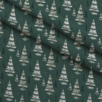 Gilded Evergreen Hearth Pattern 18 Minky Fabric — plush minky folded close-up preview (mv-minky-v1:lying)