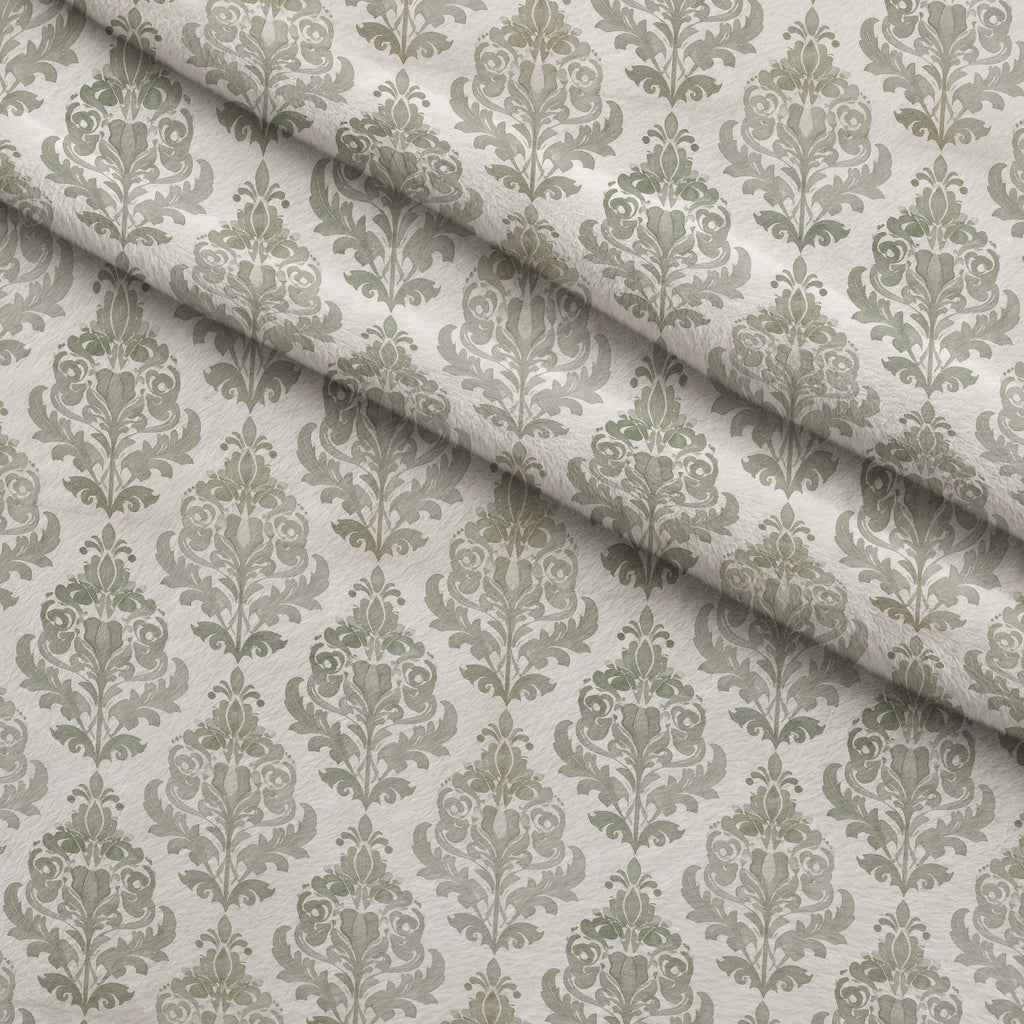 Gilded Evergreen Hearth Pattern 2 Minky Fabric — plush minky folded close-up preview (mv-minky-v1:lying)