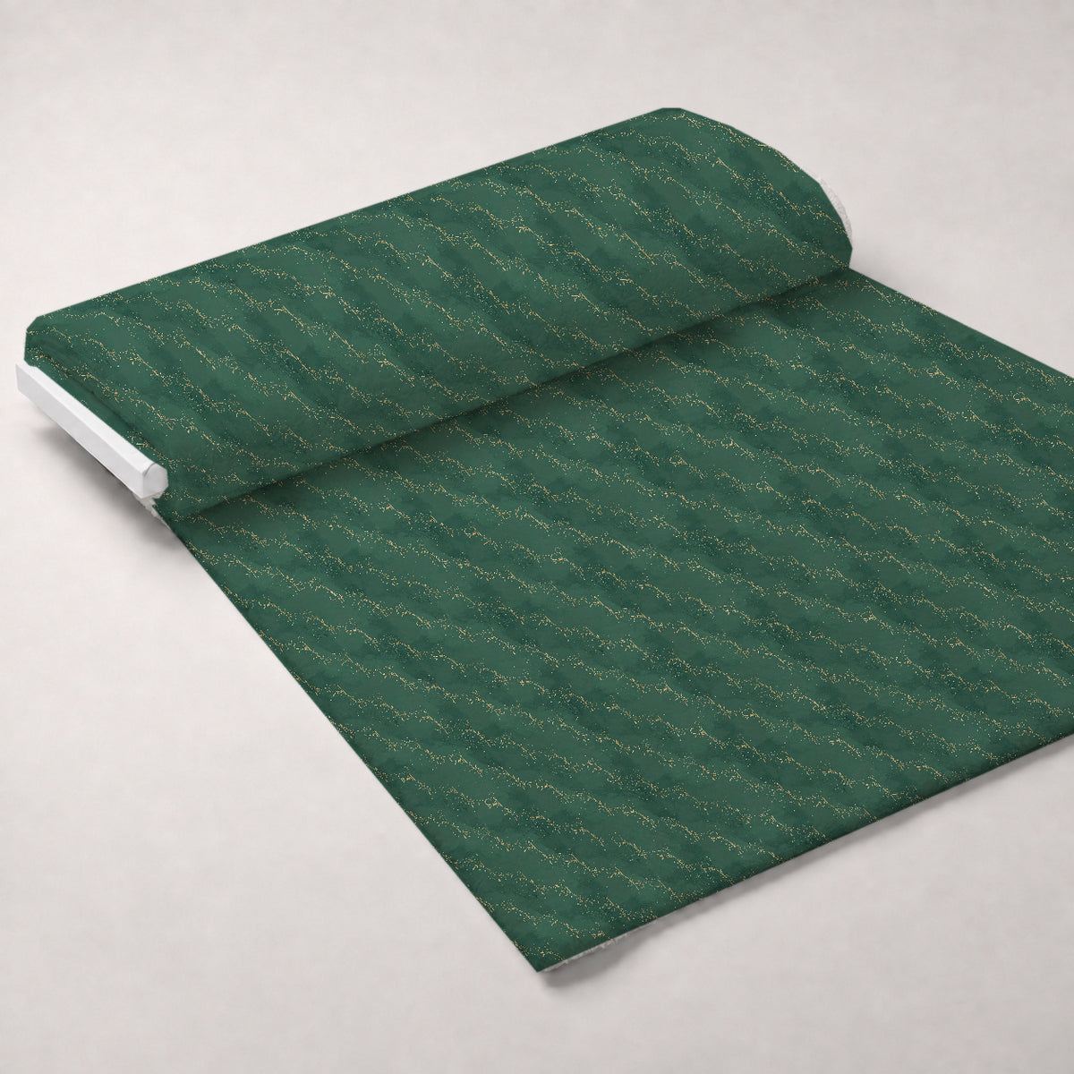 Gilded Evergreen Hearth Pattern 21 Minky Fabric — plush minky unrolled bolt preview (mv-minky-v1:bolt)