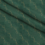 Gilded Evergreen Hearth Pattern 21 Minky Fabric — plush minky folded close-up preview (mv-minky-v1:lying)