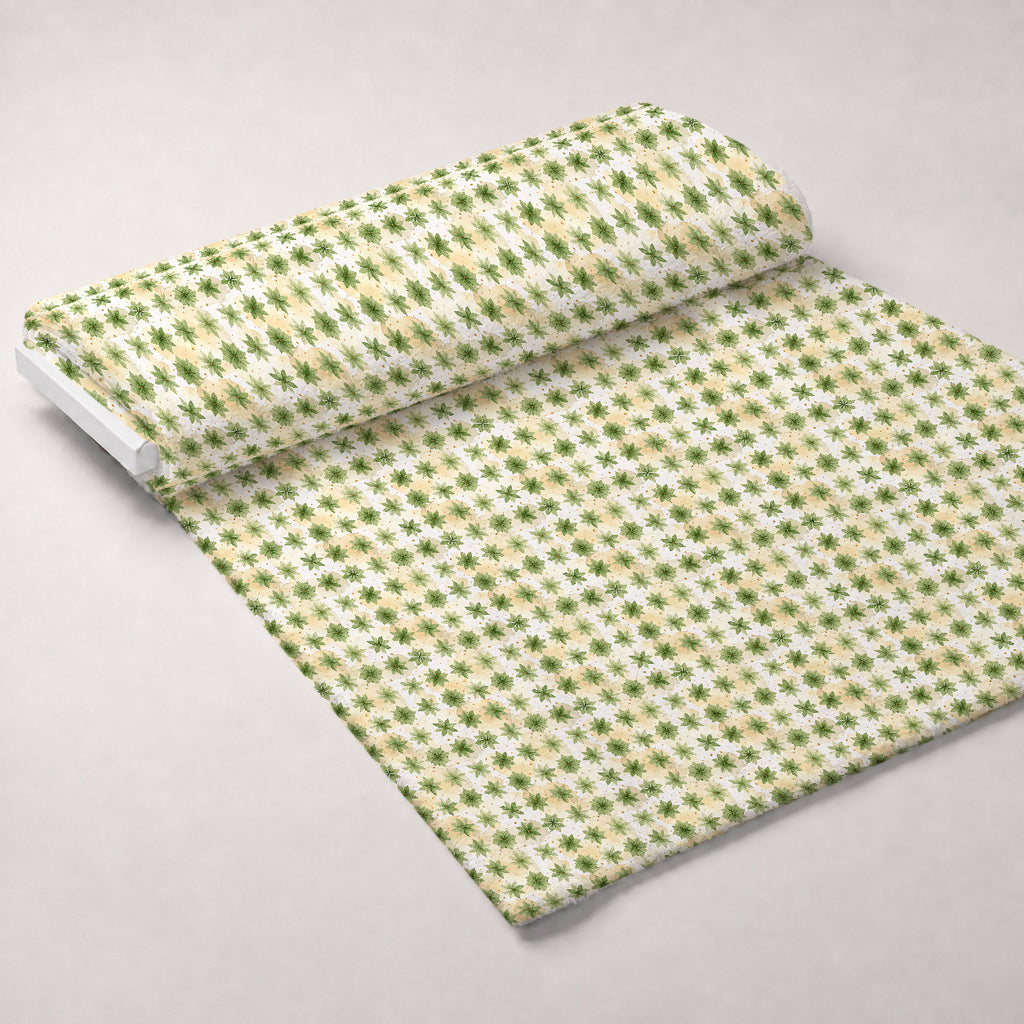 Gilded Evergreen Hearth Pattern 23 Minky Fabric — plush minky unrolled bolt preview (mv-minky-v1:bolt)