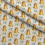 Gilded Evergreen Hearth Pattern 27 Minky Fabric — plush minky folded close-up preview (mv-minky-v1:lying)