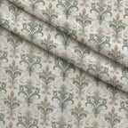 Gilded Evergreen Hearth Pattern 3 Minky Fabric — plush minky folded close-up preview (mv-minky-v1:lying)