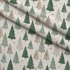 Gilded Evergreen Hearth Pattern 7 Minky Fabric — plush minky folded close-up preview (mv-minky-v1:lying)