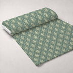 Gilded Evergreen Hearth Pattern 9 Minky Fabric — plush minky unrolled bolt preview (mv-minky-v1:bolt)